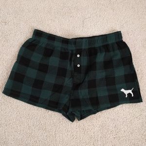 Victoria's Secret Pink thermal sleep shorts, small